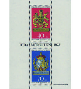 BRD Bund Block 9 postfrisch ** 100er Päckchen IBRA 1973