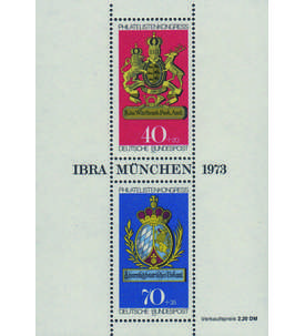 BRD Bund Block 9 postfrisch ** 100er Pckchen IBRA 1973