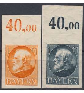 Bayern Nr. 175BI und 176BI postfrisch ** Oberrandstcke