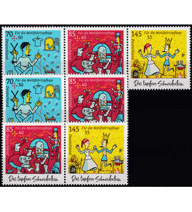 BRD Bund Zusammendrucke W158-160 postfrisch ** Wohlfahrt 2019