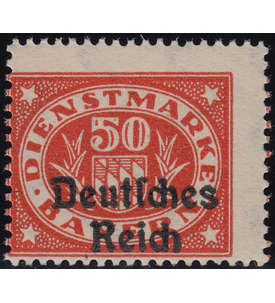 Deutsches Reich Dienstmarke Nr. 40 postfrisch ** Verzhnung
