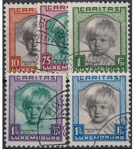 Luxemburg Nr. 240-244 gestempelt Kinderhilfe 1931