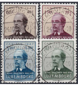Luxemburg Nr. 427-430 gestempelt Caritas 1947