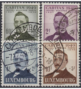Luxemburg Nr. 464-467 gestempelt Caritas 1949
