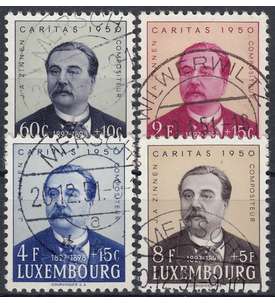 Luxemburg Nr. 474-477 gestempelt Caritas 1950