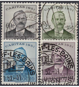 Luxemburg Nr. 484-487 gestempelt Caritas 1951
