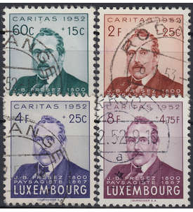 Luxemburg Nr. 501-504 gestempelt Caritas 1952