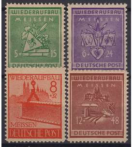 Deutschland 1945 - 1949 postfrisch ** mit Meißen Nr.35-38