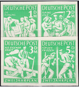 Deutsche Post Probedrucke Zweijahrplan