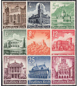 III. Reich Postfrisch ** mit Nr. 751-759