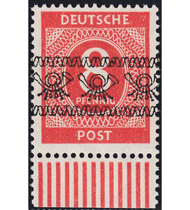 All. Besetzung - Bandaufdruck Nr. 53 I postfrisch ** Unterrand Walzendruck