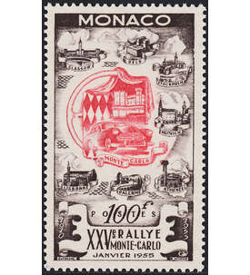 Monaco Rallye Monte Carlo 55 Nr. 496 postfrisch **