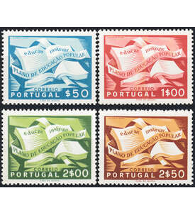 Portugal Volksbildungsplan 54 Nr. 825-828 postfrisch **