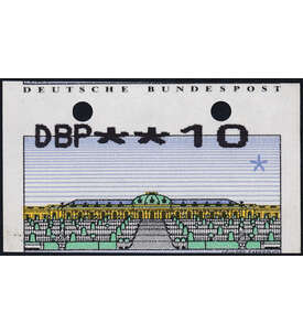 BRD - ATM - Abart postfrisch ** Sanssouci Verschnitt