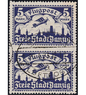 Danzig Flugpost 1923 Nr. 116 gestempelt