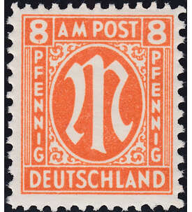 AM Post 8 Pfennig postfrisch ** Nr. 21 Cz