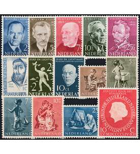 Niederlande 1954 postfrisch Nr. 636-654 ohne Nr. 641-642 und 646-648
