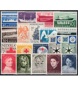 Niederlande 1957 postfrisch Nr. 690-711 ohne Nr. 690-691 und 706
