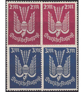 Deutsches Reich Nr. 216 a + b und 217 a + b postfrisch **