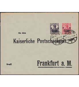Deutsches Reich Nr. 105-106 auf Brief