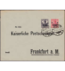 Deutsches Reich Nr. 105-106 auf Brief
