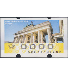 BRD-ATM-Testdruck postfrisch ** Brandenburger Tor Berlin