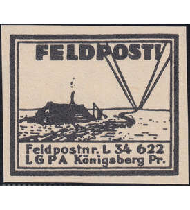 Deutsches Reich - Feldpost LGPA Knigsberg ungestempelt