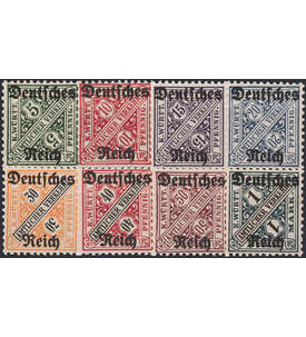 Deutsches Reich Dienstmarken Nr. 57-64 postfrisch **