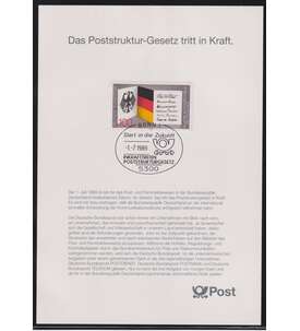 BRD - Sonderblatt Poststuktur-Gesetz