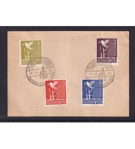 All. Besetzung - H�chstwerte Nr. 959-962 auf Stempelvorlage Jahrhundertfeier 1948