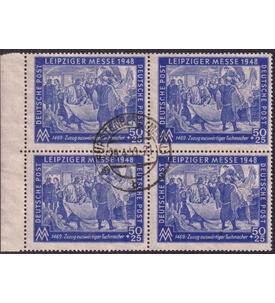 SBZ Leipziger Messe 1948 Nr. 199 IV gestempelt Mann mit Loch im Gewand