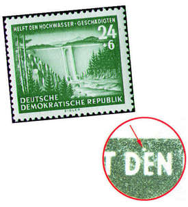 DDR Nr. 431 III postfrisch Plattenfehler