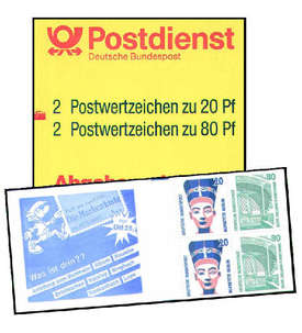 BRD Bund  Markenheft Nr. 28a postfrisch mit Zhlbalken