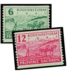 SBZ Nr. 85-86C postfrisch Postmeisterzhnung