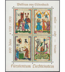 Liechtenstein postfrisch ** mit Block 8