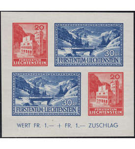 Liechtenstein Block 2 postfrisch ** Herzstck