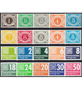 Irland Portomarken Nr. 15-34 postfrisch **