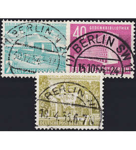 Berlin mit Nr. 121-123 gestempelt