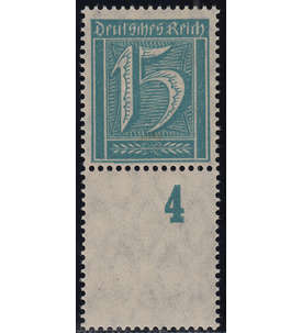 Deutsches Reich Nr. 160 postfrisch mit Leerfeld unten