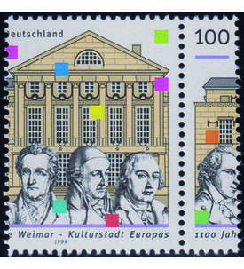 BRD - Verzhnung Nr. 2028 postfrisch 1100 Jahre Weimar