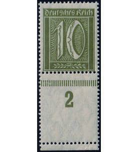 Deutsches Reich - Leerfeld Nr. 159 postfrisch mit unten anhngendem Leerfeld