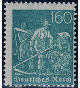 Deutsches Reich - Verzhnung Nr. 170 postfrisch Rand oben und links berbreite