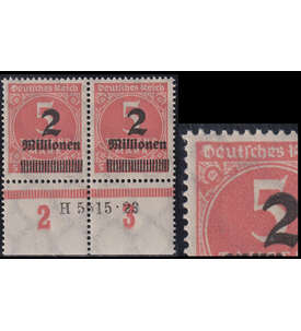 Deutsches Reich - HAN-Nr. Nr. 312 PF IX postfrisch D von Deutsches verstmmelt