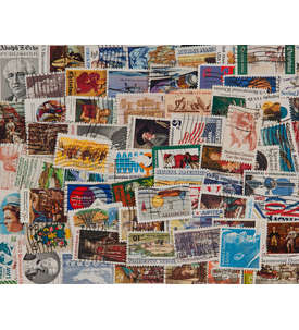 Goldhahn 100 USA Großformate Briefmarken für Sammler