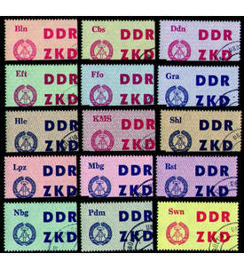 DDR Dienst C Nr. 1-15 gestempelt