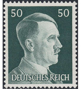 Deutsches Reich Nr. 796 vz postfrisch 50 Pfg. Hitler geprft+signiert