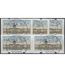 Berlin ATM VS2 gestempelt      5/65/75/85/145 Pfg.