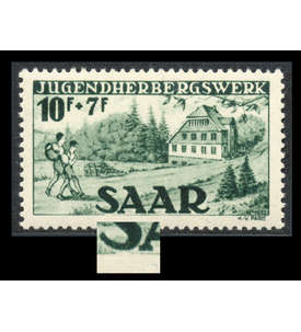   Saar Nr. 263 II postfrisch ** Plattenfehler