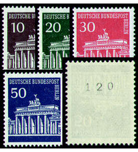 Berlin Nr. 286-289 postfrisch ** aus Kleinrollen
