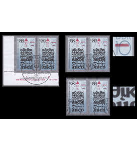 DDR Nr. 3353 I+II gestempelt Plattenfehler